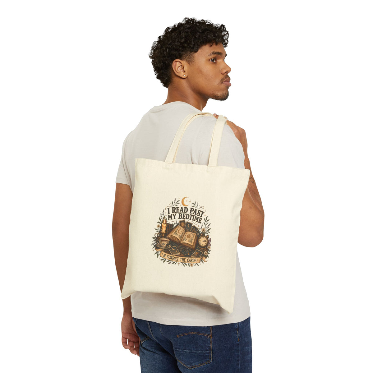 I Read Past My Bedtime & Consult the Cards | Witchy Book Lover Tote
