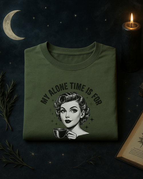 Capricorn Zodiac T-Shirt | Funny Astrology Shirt | My Alone Time Is For Everyone’s Safety | Capricorn Gift Tee
