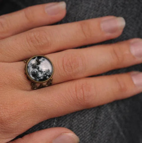 Elegant Gothic Bloodstone Ring