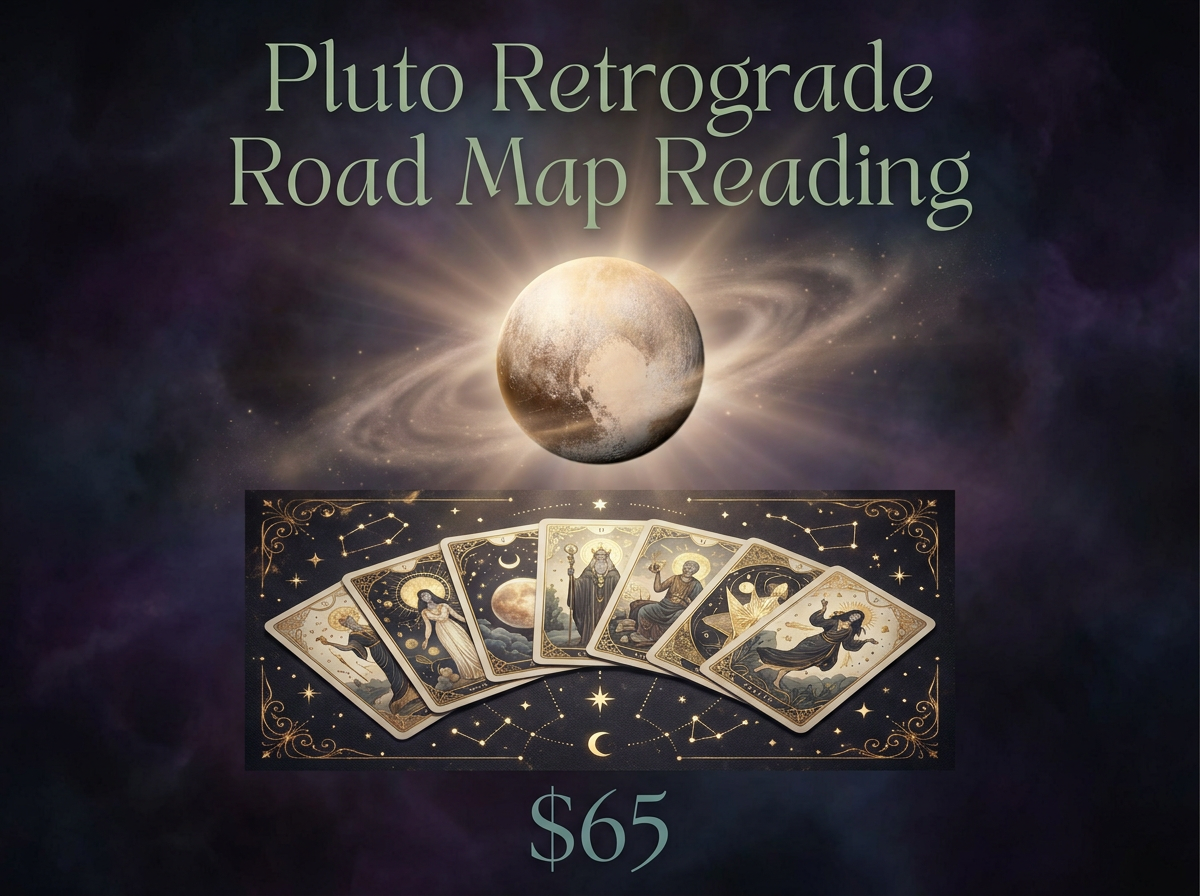 Pluto Retrograde Road Map Reading — Personalized Tarot Guidance for Your Transformation