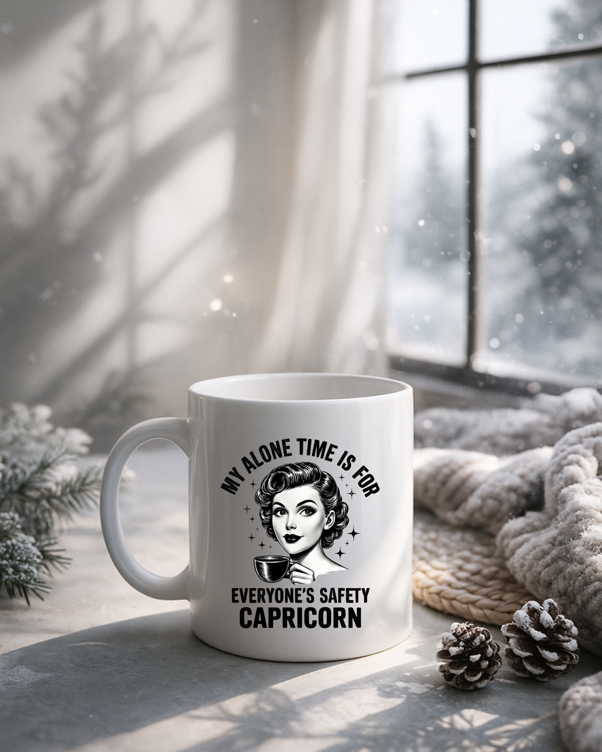 Capricorn Zodiac Mug – Astrology Coffee Cup for Ambitious Souls