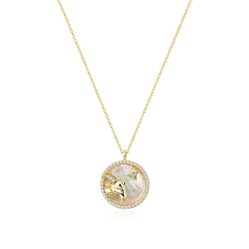 Astro Elegance Silver Zodiac Necklace
